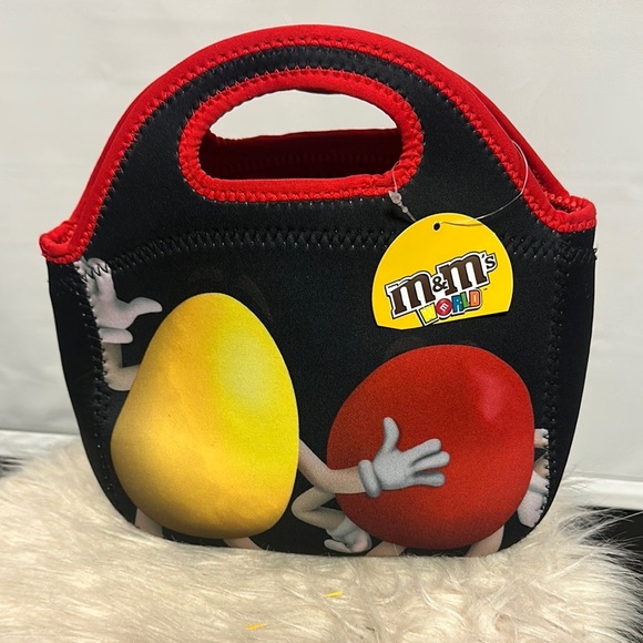 M&M'S Red and Yellow Insulated Tote Bag - Picture 2 of 4